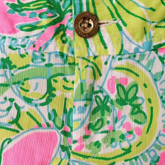 Lilly Pulitzer Walsh Shorts Coconut Jungle 00 - Picture 3 of 9